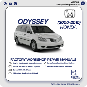 Honda Odyssey Workshop Manual 2005-2010 PDF Download
