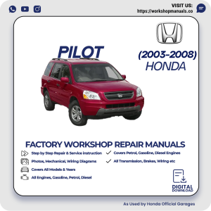 Honda Pilot Workshop Manual 2003-2008 PDF Download