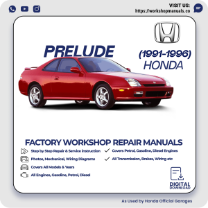 Honda Prelude Workshop Manual 1991-1996 PDF Download
