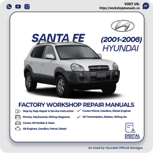 Hyundai Santa Fe Workshop Manual 2001-2006 PDF Download