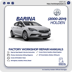 Holden Barina Workshop Repair Manual 2000-2011 PDF Download