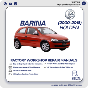 Holden Barina Workshop Repair Manual 2000-2018 PDF Download