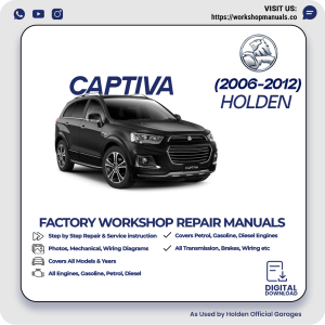 Holden Captiva Workshop Repair Manual 2006-2012 PDF Download