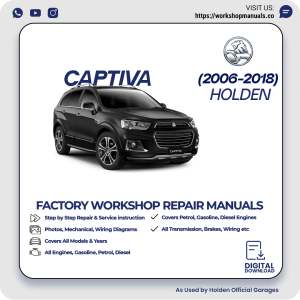 Holden Captiva Workshop Repair Manual 2006-2018 PDF Download