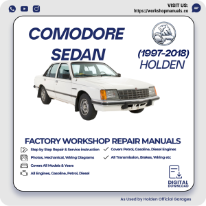 Holden Commodore Sedan Workshop Repair Manual 1997-2018 PDF Download
