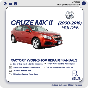 Holden Cruze MK II Workshop Repair Manual 2008-2018 PDF Download