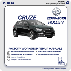 Holden Cruze Workshop Repair Manual 2008-2016 PDF Download