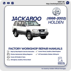Holden Jackaroo Workshop Repair Manual 1998-2002 PDF Download
