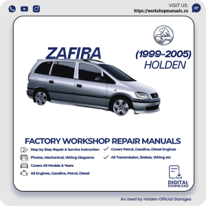 Holden Zafira Workshop Repair Manual 1999-2005 PDF Download