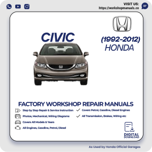 Honda Civic Workshop Repair Manual 1992-2012 PDF Download