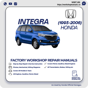 Honda Integra Workshop Repair Manual 1993-2006 PDF Download