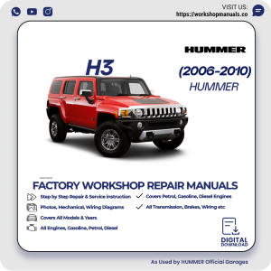 Hummer H3 Workshop Repair Manual 2006-2010 PDF Download