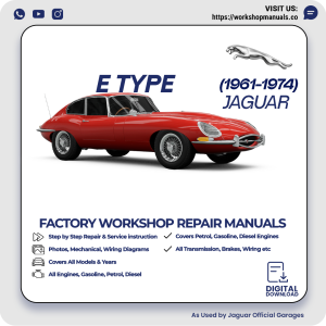 Jaguar E-Type Workshop Repair Manual 1961-1974 PDF Download
