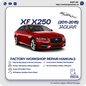 Jaguar XF X250 Workshop Manual PDF Download