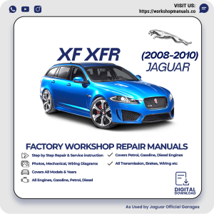 Jaguar XF XFR Workshop Repair Manual PDF Download