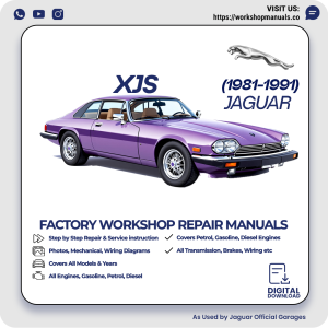 Jaguar XJS Workshop Repair Manual 1981-1991 PDF Download