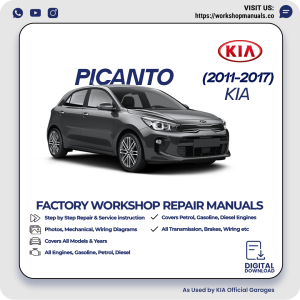KIA Picanto Workshop Repair Manual 2011-2017 PDF Download
