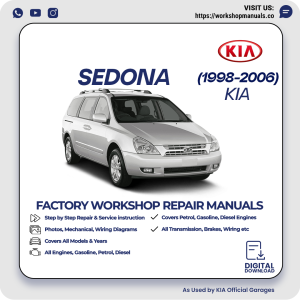 Kia Sedona Workshop Repair Manual PDF Download