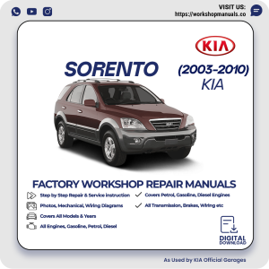 Kia Sorento Workshop Manual 2003-2010 PDF Download
