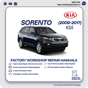 Kia Sorento Workshop Manual 2009-2017 PDF Download