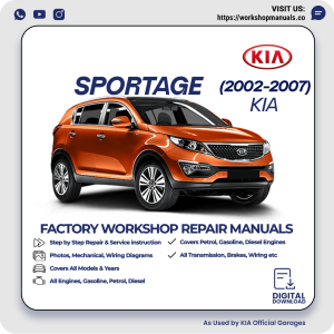 KIA Sportage Workshop Repair Manual 2002-2007 PDF Download