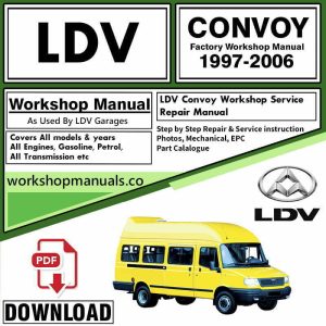 LDV commercial vehicle workshop manual