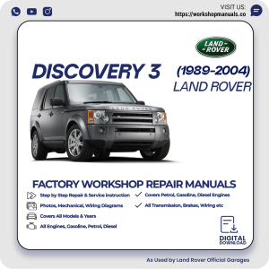 Land Rover Discovery 3 Workshop Repair Manual PDF Download