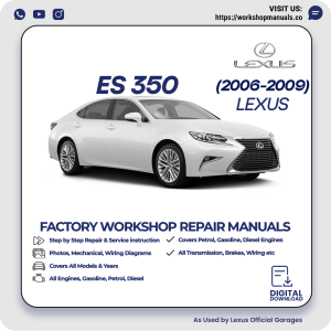 Lexus ES 350 Workshop Repair Manual PDF Download