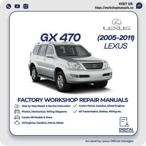 Lexus GX 470 Workshop Repair Manual PDF Download
