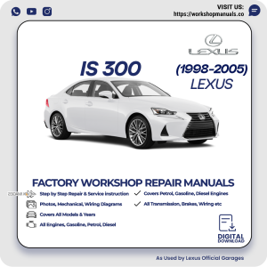 Lexus IS 300 Workshop Manual PDF Download