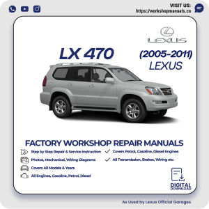 Lexus LX 470 Workshop Repair Manual PDF Download