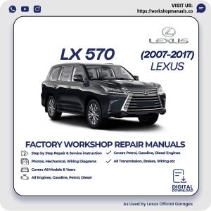 Lexus LX 570 Workshop Repair Manual PDF Download