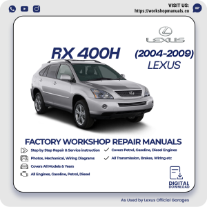Lexus RX 400H Workshop Repair Manual PDF Download