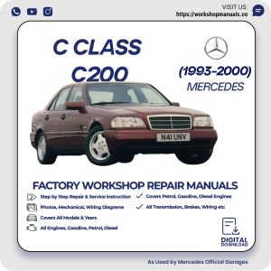 Mercedes C-Class C200 Workshop Manual 1993-2000 PDF Download