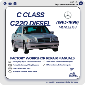 Mercedes C-Class C220 Diesel Workshop Manual 1993-1999 PDF Download
