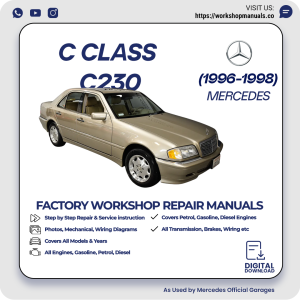 Mercedes C-Class C230 Workshop Manual 1996-1998 PDF Download