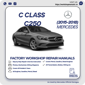 Mercedes C-Class C250 Workshop Manual 2015-2018 PDF Download