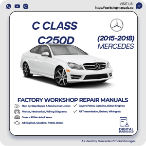 Mercedes C-Class C250d Workshop Manual 2015-2018 PDF Download