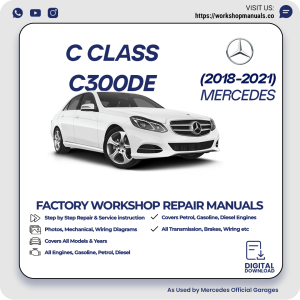 Mercedes C-Class C300de Workshop Manual 2018-2021 PDF Download
