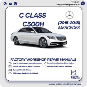 Mercedes C-Class C300h Workshop Manual 2015-2018 PDF Download