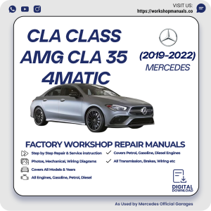 Mercedes CLA-Class AMG CLA 35 4MATIC Workshop Manual 2019-2022 PDF Download
