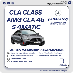Mercedes CLA-Class AMG CLA 45 S 4MATIC Workshop Manual 2019-2022 PDF Download