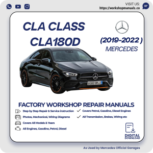 Mercedes CLA-Class CLA180d Workshop Manual 2019-2022 PDF Download