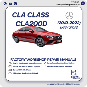 Mercedes CLA-Class CLA200d Workshop Manual 2019-2022 PDF Download