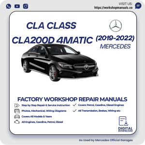 Mercedes CLA-Class CLA200d 4MATIC Workshop Manual 2019-2022 PDF Download