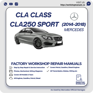Mercedes CLA-Class CLA250 Sport Workshop Manual 2014-2018 PDF Download