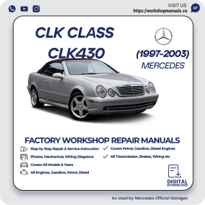Mercedes CLK-Class CLK430 Workshop Manual 1997-2003 PDF Download