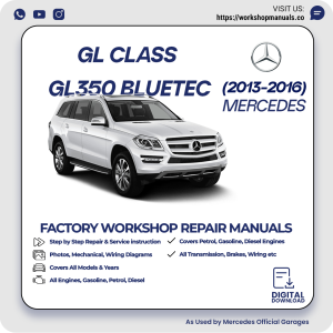 Mercedes GL-Class GL350 BlueTEC Workshop Manual 2013-2016 PDF Download