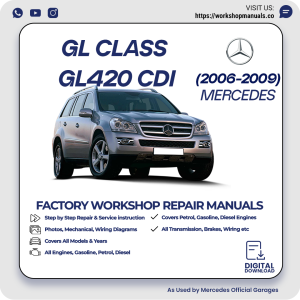 Mercedes GL-Class GL420 CDI Workshop Manual 2006-2009 PDF Download