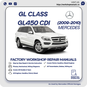 Mercedes GL-Class GL450 CDI Workshop Manual 2009-2010 PDF Download